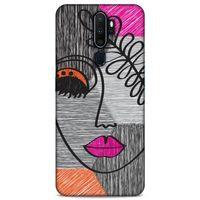 Lopard Oppo A5 2020 Uyumlu Kılıf Manipülasyon ☻ (2) Kabı Desenli