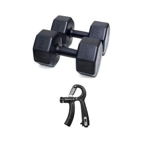 Ps Spor 6 Kg Dambıl X 2 Adet 12 Kg + Sayaçlı Ayarlanabilir El Yayı