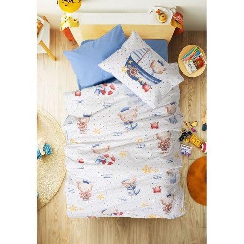 Cotton Box Cotton Box Bebek Nevresim Takımı Seaman Mavi