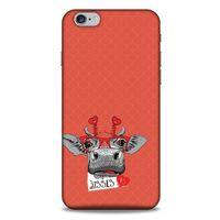 Animax Cute Cow Apple Iphone 6 Plus Kılıf Desenli Silikon