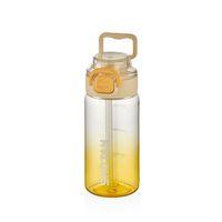 Shotay Su Matarası Straw Gradient Polikarbon Sarı 600Ml