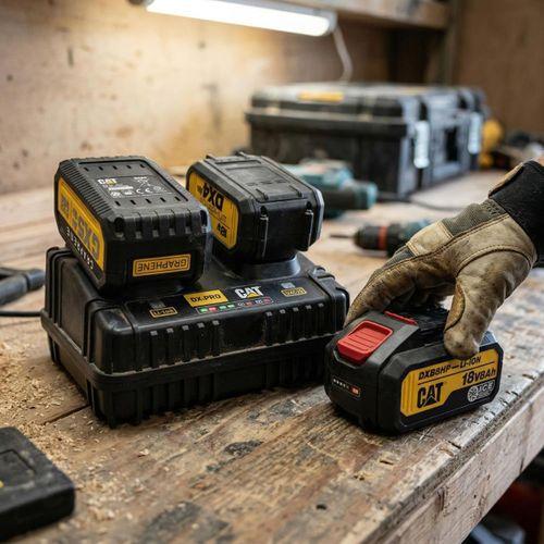 CAT DXC152 18Volt Li-ion ONE FOR ALL Profesyonel İkili Hızlı Akü Şarj Cihazı