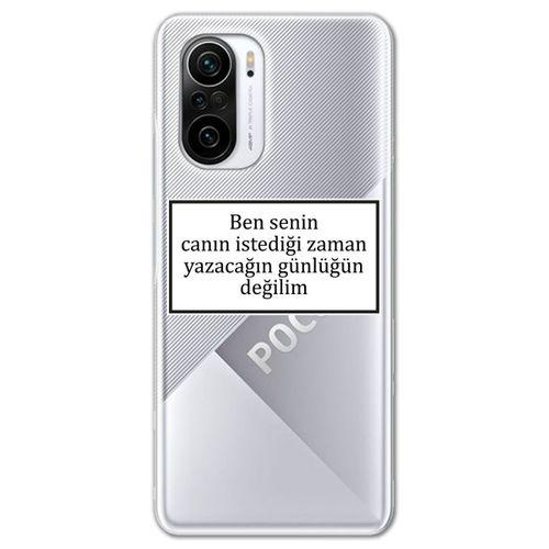 Xiaomi Poco F3 Kılıf HD Yazı Baskılı Silikon Arka Kapak - Yazı 10