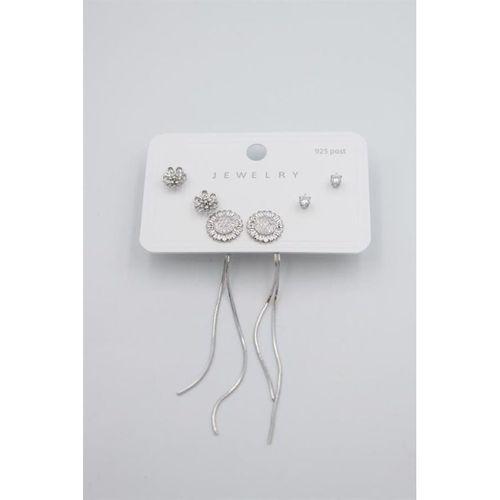 Çoklu Set Küpe - Gümüş