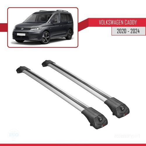 Volkswagen Caddy 2020 ve Sonrası ile uyumlu ACE-1 Ara Atkı Tavan Barı GRİ