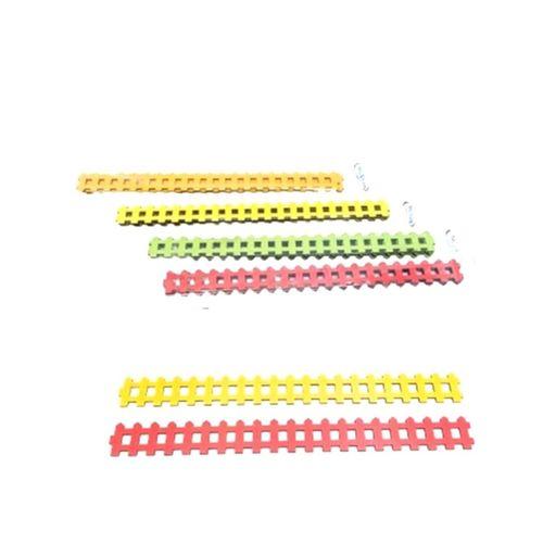 Misyon Maket Ahşap Çit Renkli 30Cm 4Lü