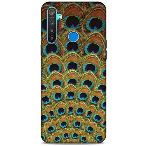 Oppo Realme 5i Kılıf Desenli Özel Seri Tüyler (4) Koruma Kılıfı