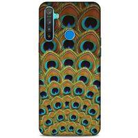 Oppo Realme 5i Kılıf Desenli Özel Seri Tüyler (4) Koruma Kılıfı