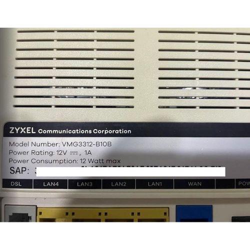 Kullanılmış Kutusuz Zyxel VMG3312-B10B 4 Port 300 Mbps VDLS2 Modem