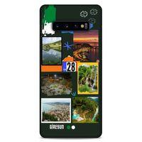 Lopard Samsung Galaxy S10 Plus Uyumlu Kılıf Şehirli ※ (28) Giresun Arka Kapak