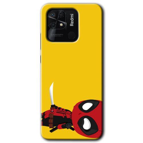 Potkal Hediye Fabrikası Xiaomi Redmi 10C Kılıf HD Desen Baskılı Arka Kapak - DeadPool 6