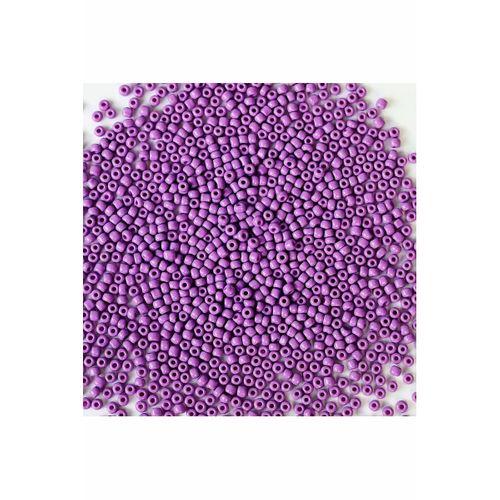 Mor Renk 4 mm Yaklaşık 660 adet / 60 gram Cam Boncuk Oya Yazma Bileklik ve Kolye