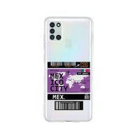 Samsung A21S Mexico Desenli Premium Şeffaf Silikon Kılıf