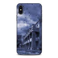 Apple Iphone X Kılıf Depresyon (39) Liquid Crystal Kılıf Şeker Pembe Bordo