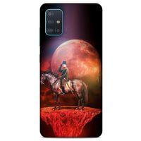 Samsung Galaxy A51 Kılıf Atatürk (49) Ultra Silikon Kılıf Uzay