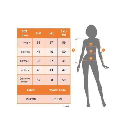Kadın Uzun Kollu Kruvaze Yakalı Toka Detaylı Viskon Bluz