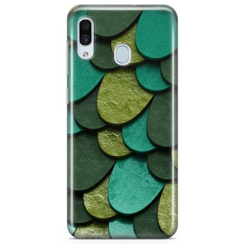 Samsung Galaxy A40 Kılıf Yeşilin 50 Tonu Arka Kapak Koruma Desenli Full Koruyucu