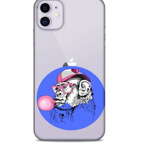 Zoologix (9) Apple iPhone 12 Mini Şeffaf Kılıf Silikon Desenli