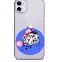 Zoologix (9) Apple iPhone 12 Mini Şeffaf Kılıf Silikon Desenli