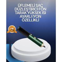 Saç Kurutma, Düzleştirici Ve Tarak Tek Cihazda – 3 Kademeli Isı Ayarı