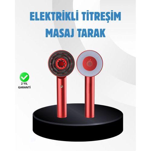 Saç Büyüme Destekleyici Elektrikli Masaj Tarak Led Ve Titreşimli