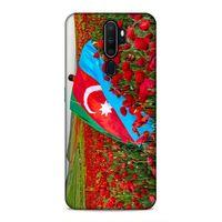 Oppo A5 2020 Uyumlu Kılıf Azarbaijan (8) Baskılı Kılıf Azərbaycan Lale