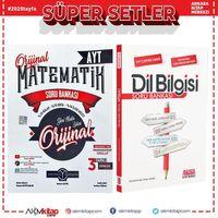 Orijinal AYT Matematik ve AKM Dil Bilgisi Soru Bankası Seti 2 Kitap