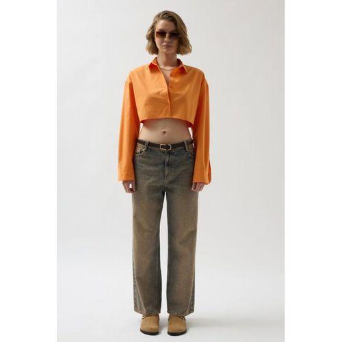 Crop Oversize Gömlek