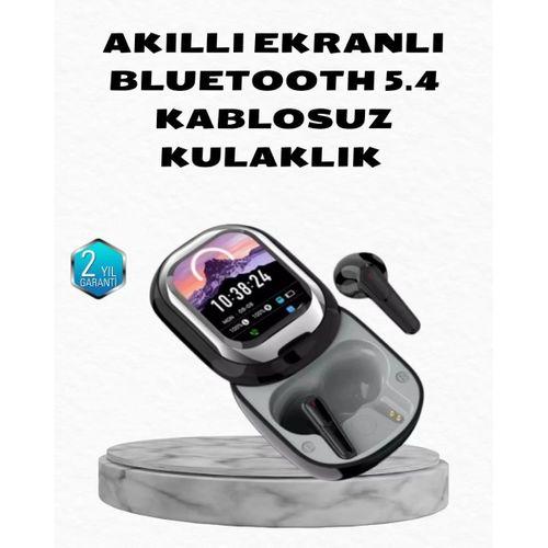 Aktif Gürültü Engelleme Özellikli Kablosuz Kulaklık – Akıllı Ekranlı Şarj Kutusu
