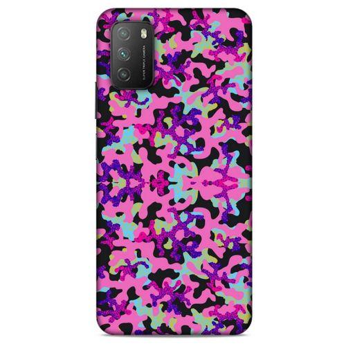 Xiaomi Poco M3 Uyumlu Kılıf Pembe Delisi (34) Slim Armor Kılıf Kamuflaj