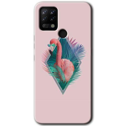 Tecno Pova Kılıf HD Desen Baskılı Arka Kapak - Flamingo