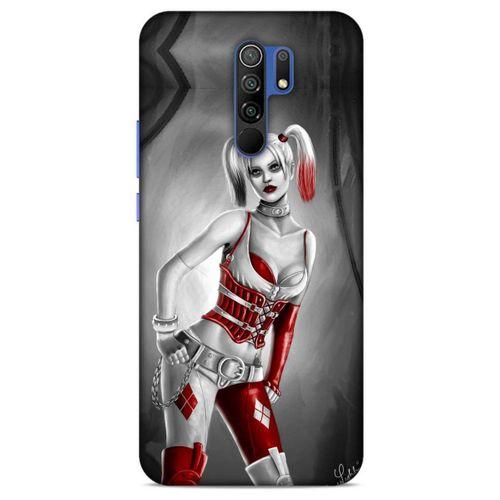 Xiaomi Redmi 9 Uyumlu Kılıf Harley Quinn (39) Liquid Crystal Kılıf Açık Limon