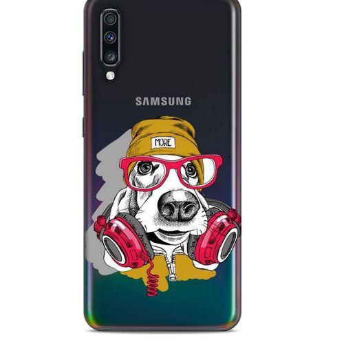Zoologix (5) Samsung Galaxy A80 Şeffaf Kılıf Silikon Desenli