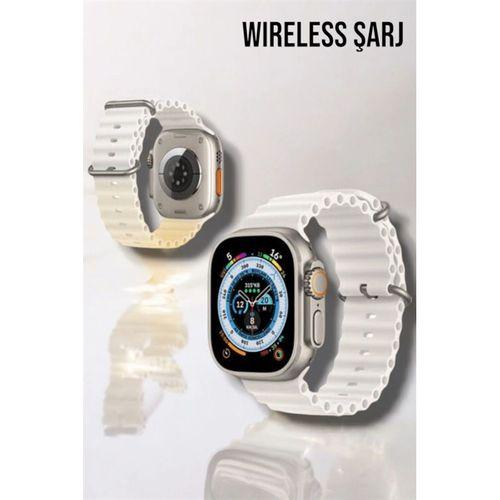 Bluetooth Bağlantılı 49mm Dokunmatik Akıllı Saat Sağlık Ve Spor Takip Özellikli