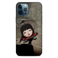 Lopard Apple iPhone 12 Pro Max Uyumlu Kılıf Manipülasyon ☻ (40) Fit Silikon Kılıf Desenli