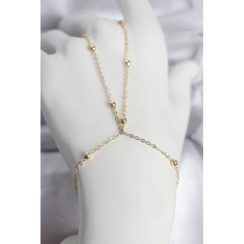 316L Çelik Gold Renk Top Zincirli Kadın Şahmeran