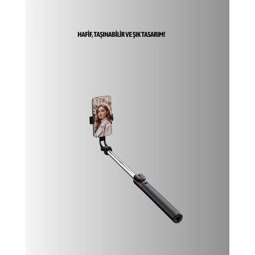 Bluetooth’lu Işıklı Selfie Çubuğu – Katlanabilir, 130 Cm
