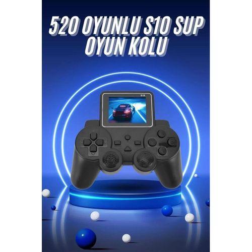 2.4 İnç Ekran 520 Oyunlu Retro Temalı Kablosuz Oyun Kolu El Atarisi