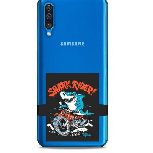Zoologix (59) Samsung Galaxy A50 Şeffaf Kılıf Silikon Desenli