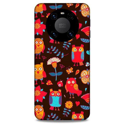 Lopard Huawei Mate 40 Pro Uyumlu Kılıf Baykuşlar (12) Koruyucu Silikon