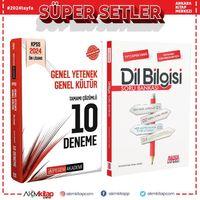 Pegem KPSS Önlisans 10 Deneme ve AKM Dil Bilgisi Soru Bankası Seti 2 Kitap
