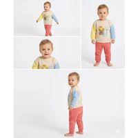 6/24 Ay Animal Baskılı Bebek Takımı