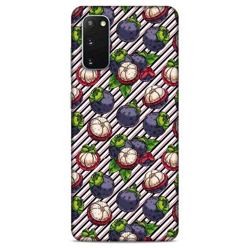 Frutix Mangosteen 02 Samsung Galaxy S20 Kılıf Desenli Silikon