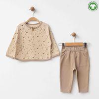 Eslenza Organik Waffle 2'li Takım 2080 Bej