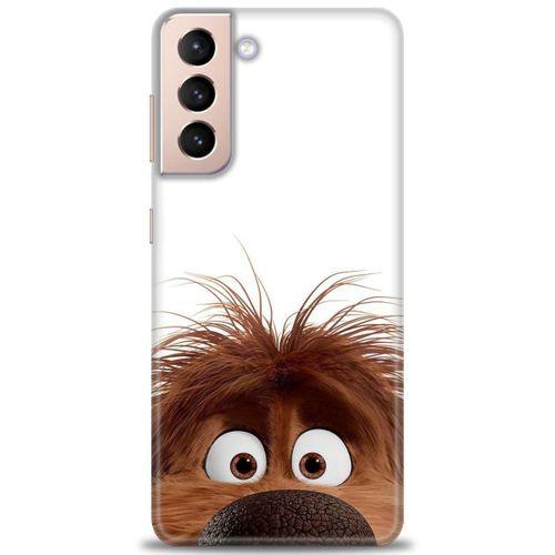 Samsung Galaxy S21 Plus Kılıf HD Baskılı Kılıf - Sevimli Köpek + Tam Ekran Koruyucu