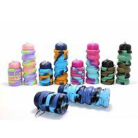 Katlanabilir Portatif Silikon Su Şişesi 500 Ml Model 1