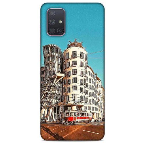 Samsung Galaxy A71 Kılıf Dünya Mimarisi (35) Fit Design Kılıf The Dancing House Çekya