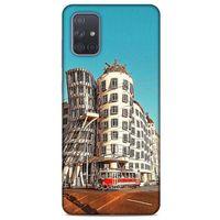 Samsung Galaxy A71 Kılıf Dünya Mimarisi (35) Fit Design Kılıf The Dancing House Çekya