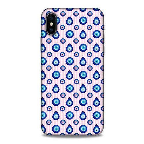 Nazarium (22) Desenli Silikon Kapak Apple iPhone XS Kılıf