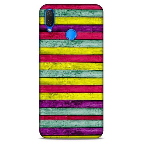 Lopard Huawei Psmart 2019 Uyumlu Kılıf Wood'X (30) Silicone Case Desenli